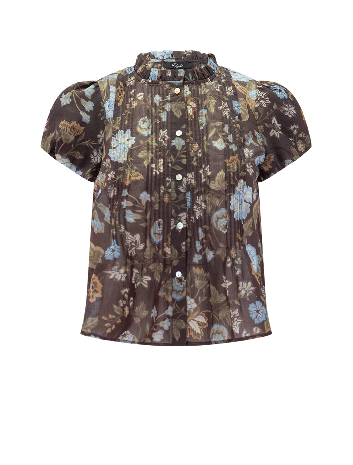 pepper top in willow print
