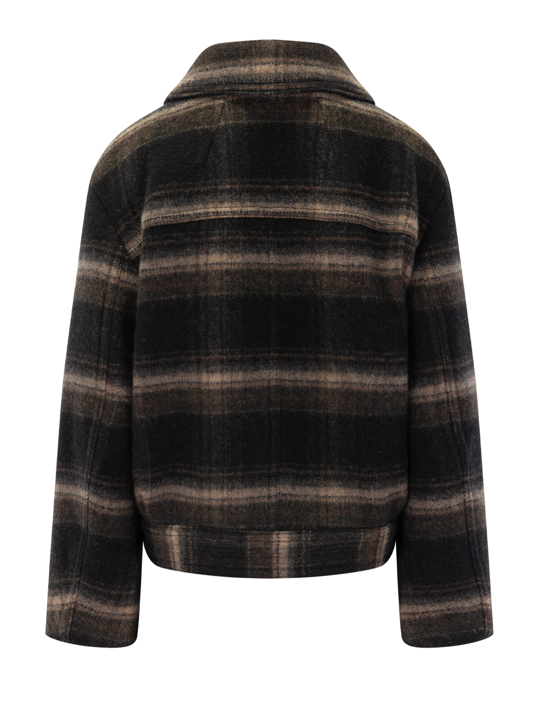 galeane coat in black and khaki