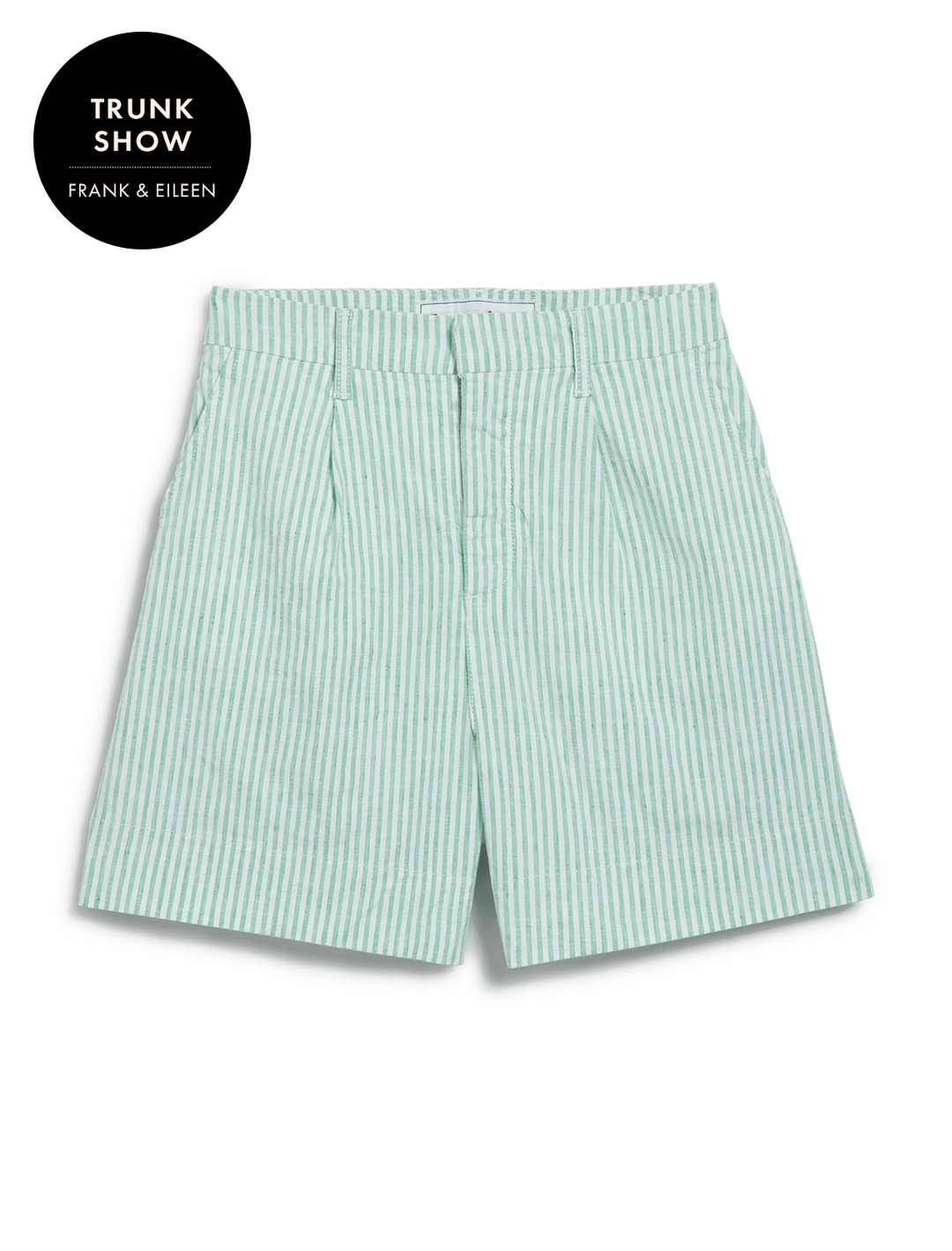 waterford 4.5" walking short in lime stripe
