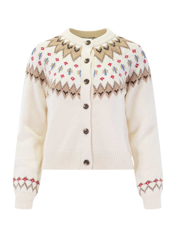 fiorella fair isle cardigan