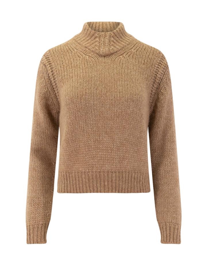 palaps sweater in badiane camel