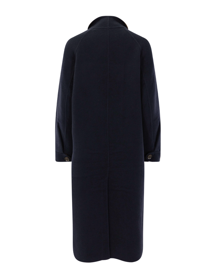 matty overcoat in navy