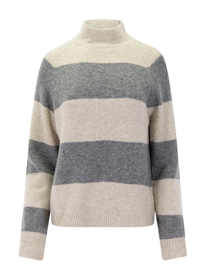 edison pullover in pebbled stripe