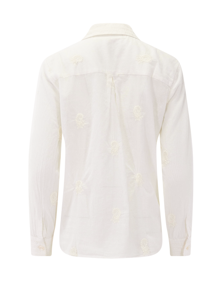 dalia ringo top in off white