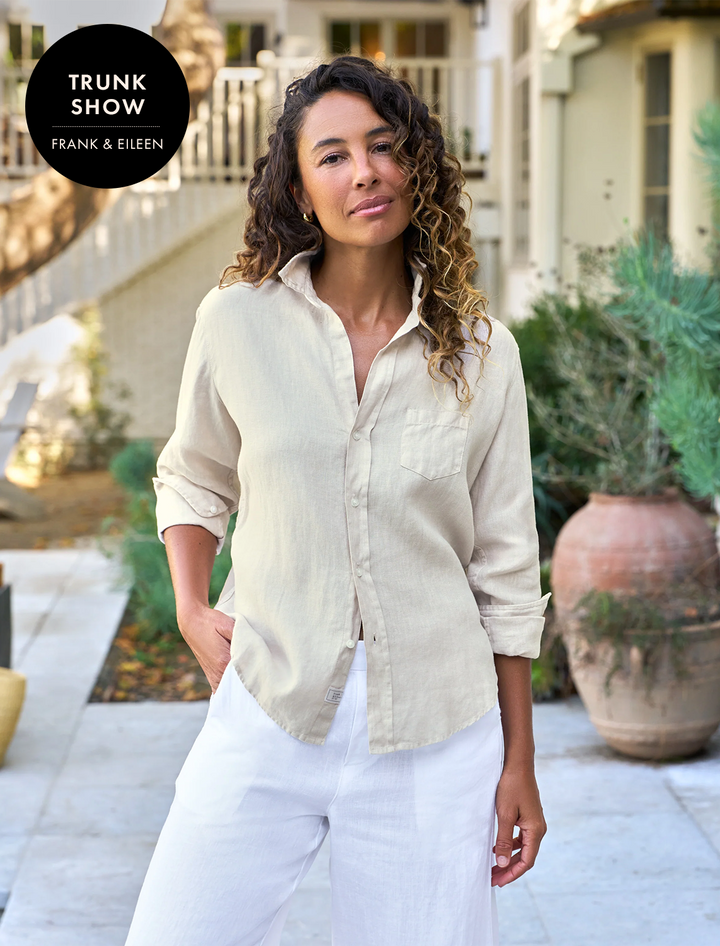 eileen in sand linen