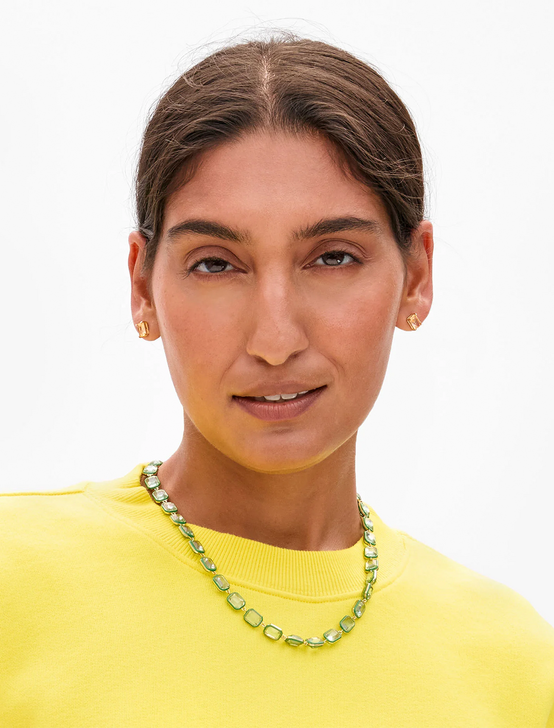 bijoux bead necklace in mint