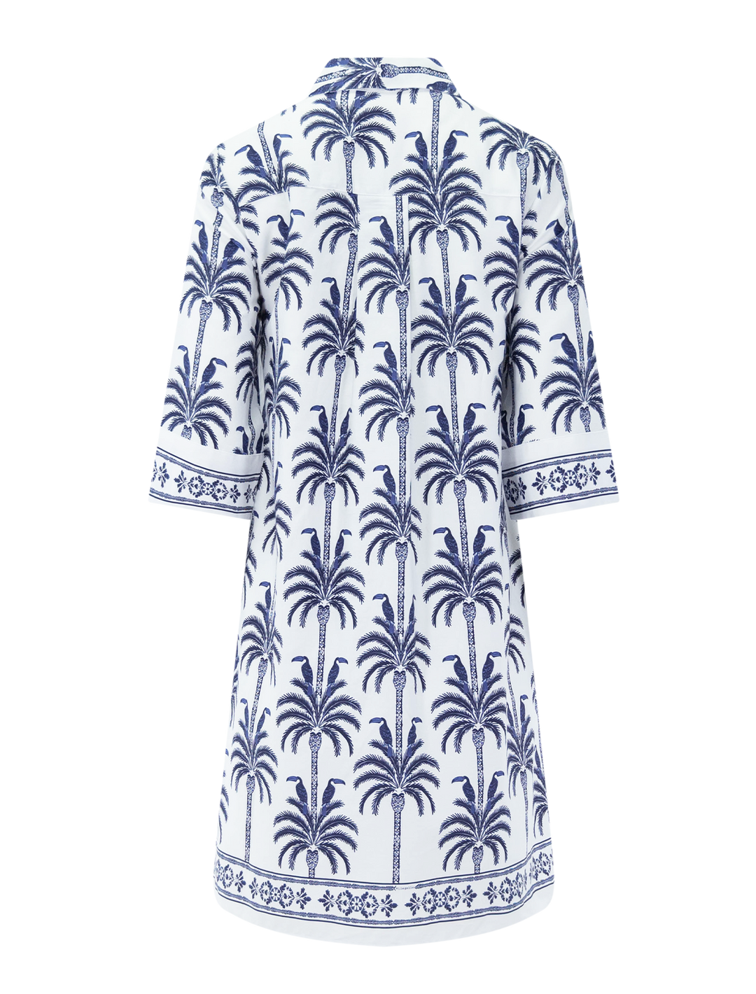 miranda palmeras tucan tunic dress