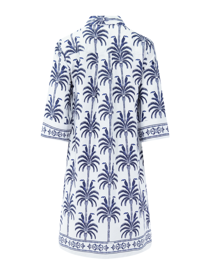 miranda palmeras tucan tunic dress