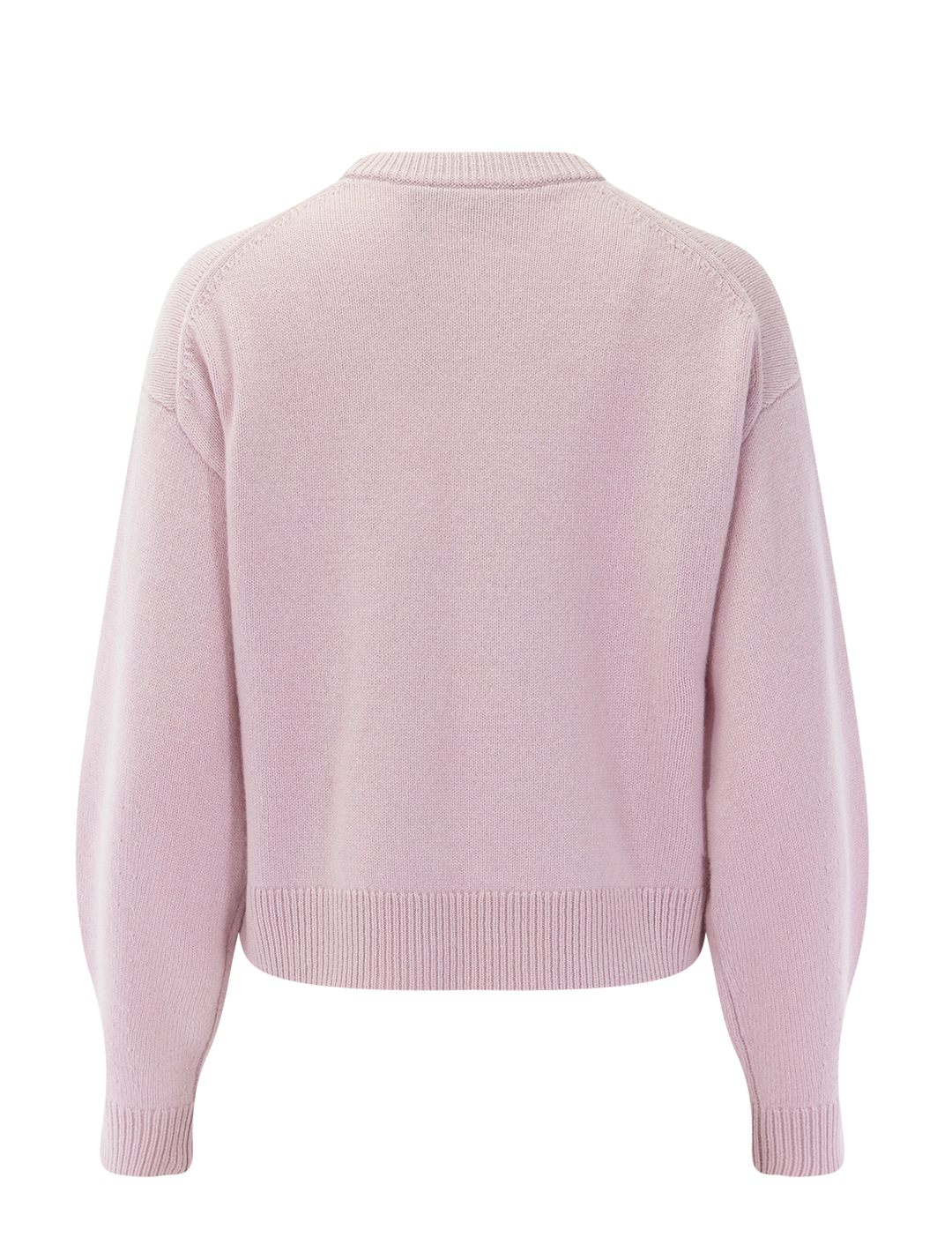 cashmere pullover sweater in rose mauve