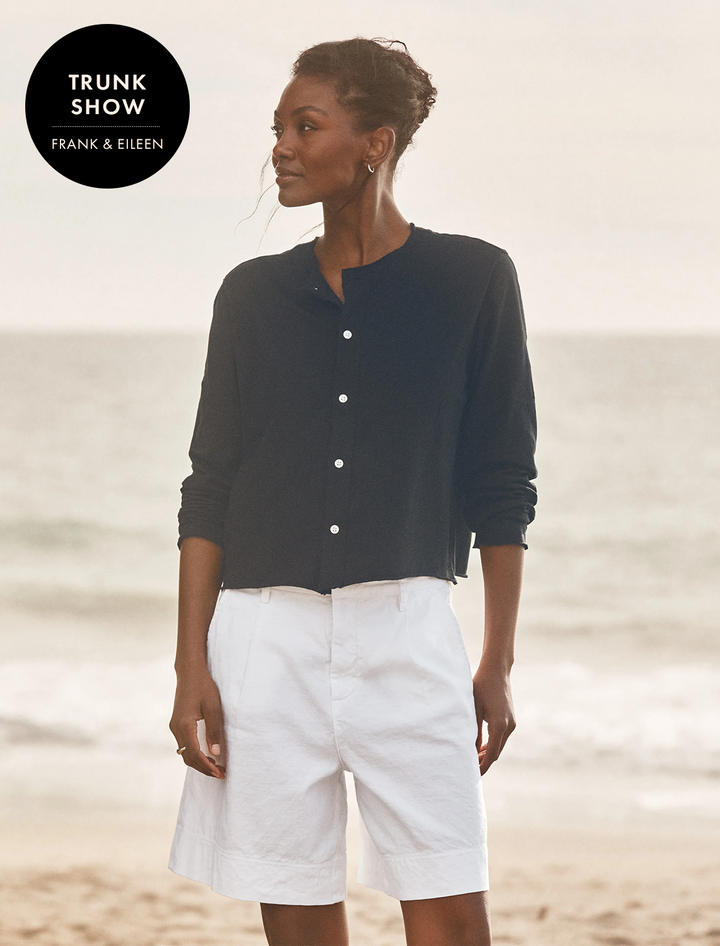 jackie t-shirt cardigan in british royal navy