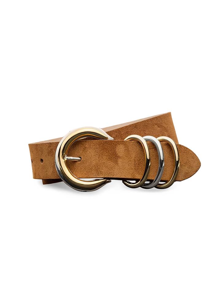 tobar leather belt in cognac