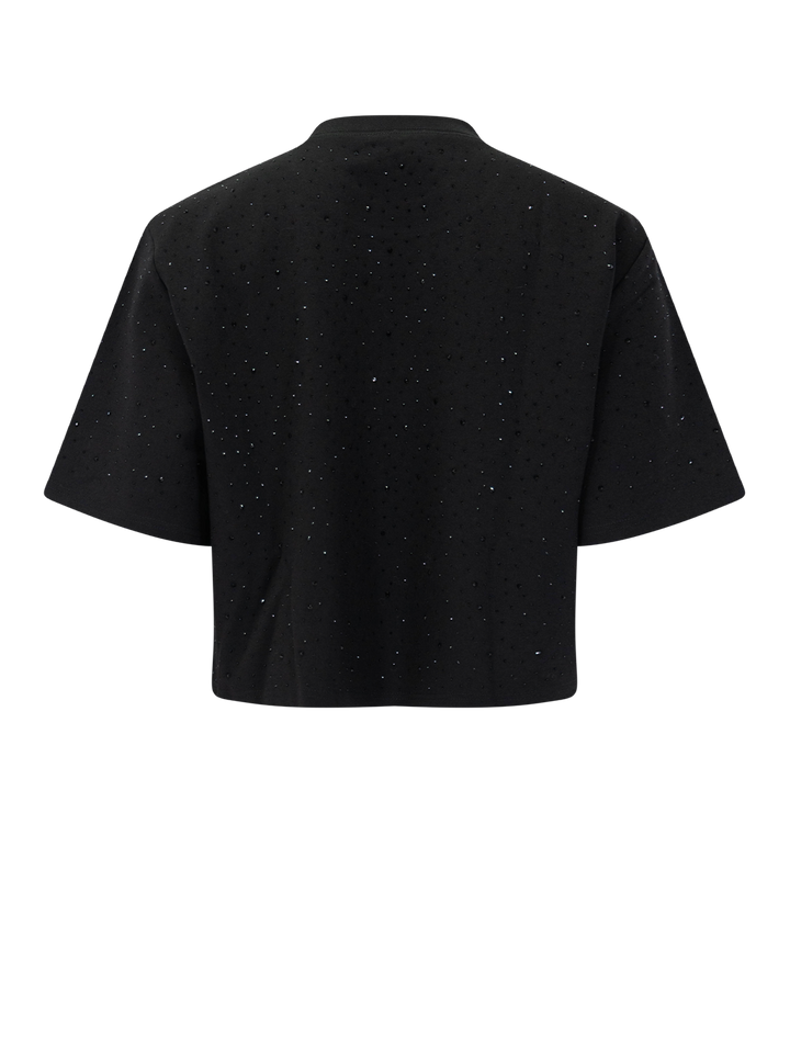 marius embellished top in noir