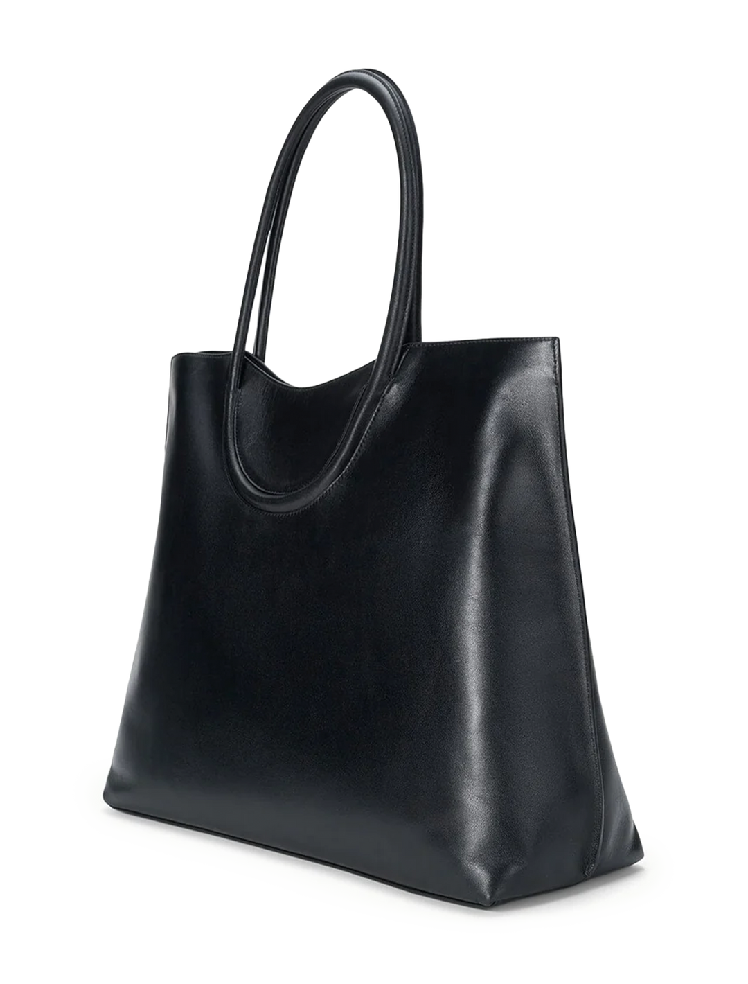 maude north-south tote in black