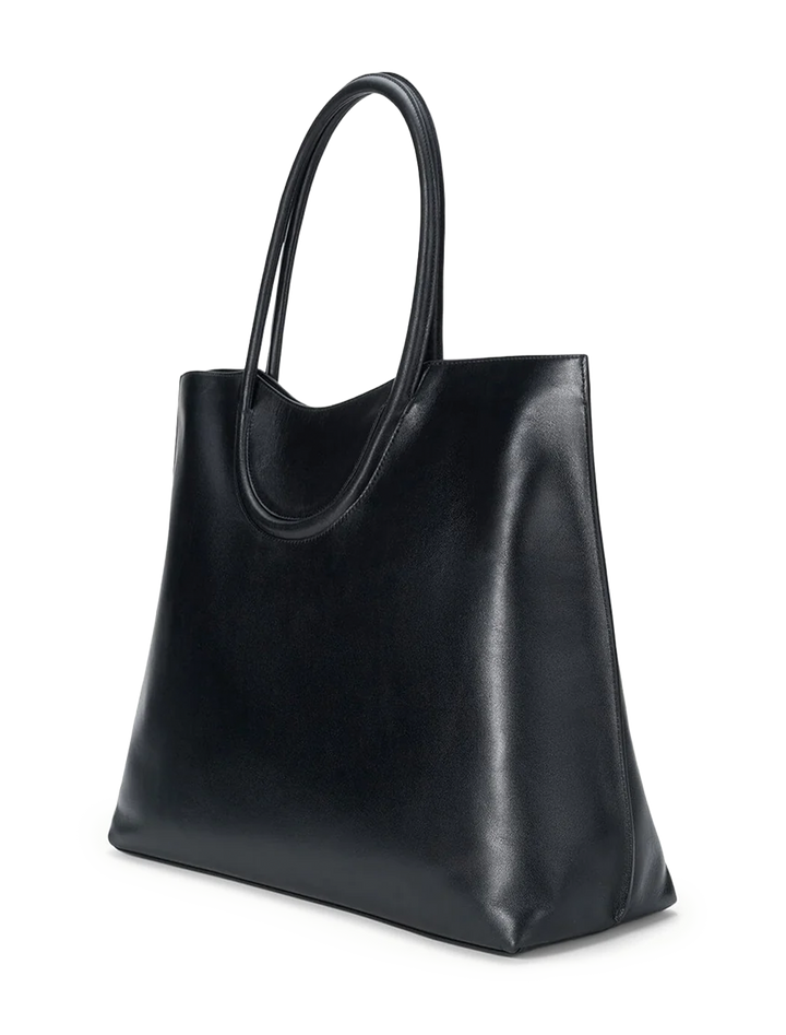maude north-south tote in black
