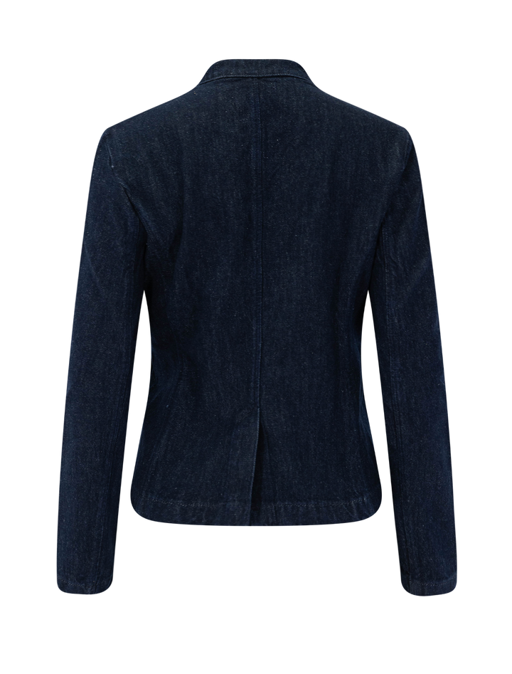 mercer blazer in dark rinse denim