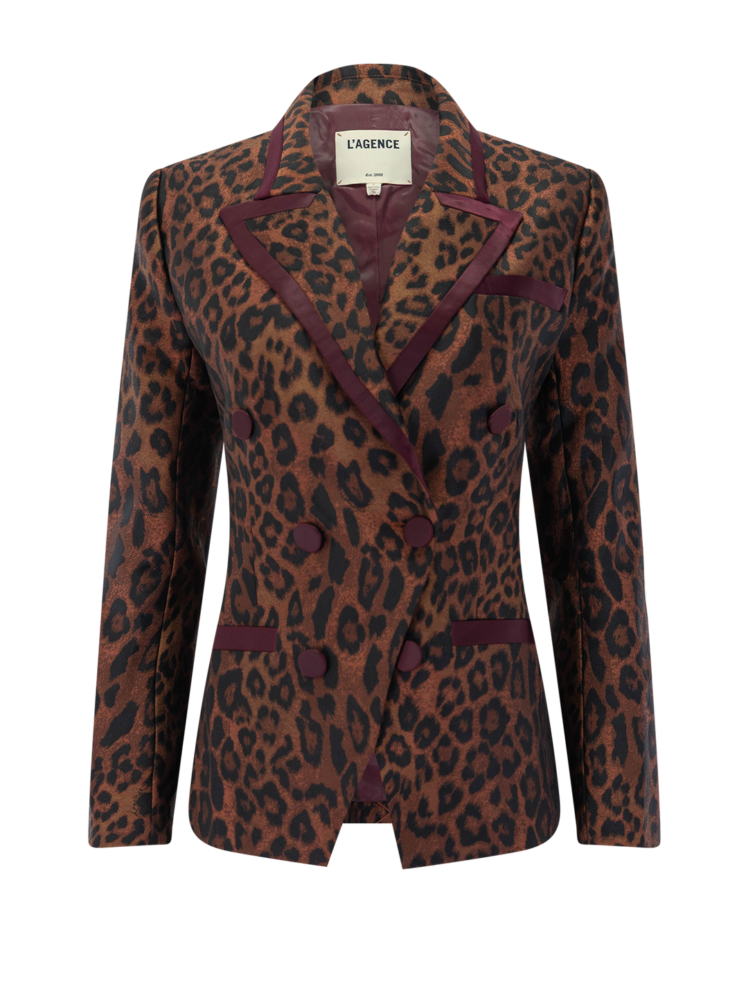 kyomi blazer in leopard