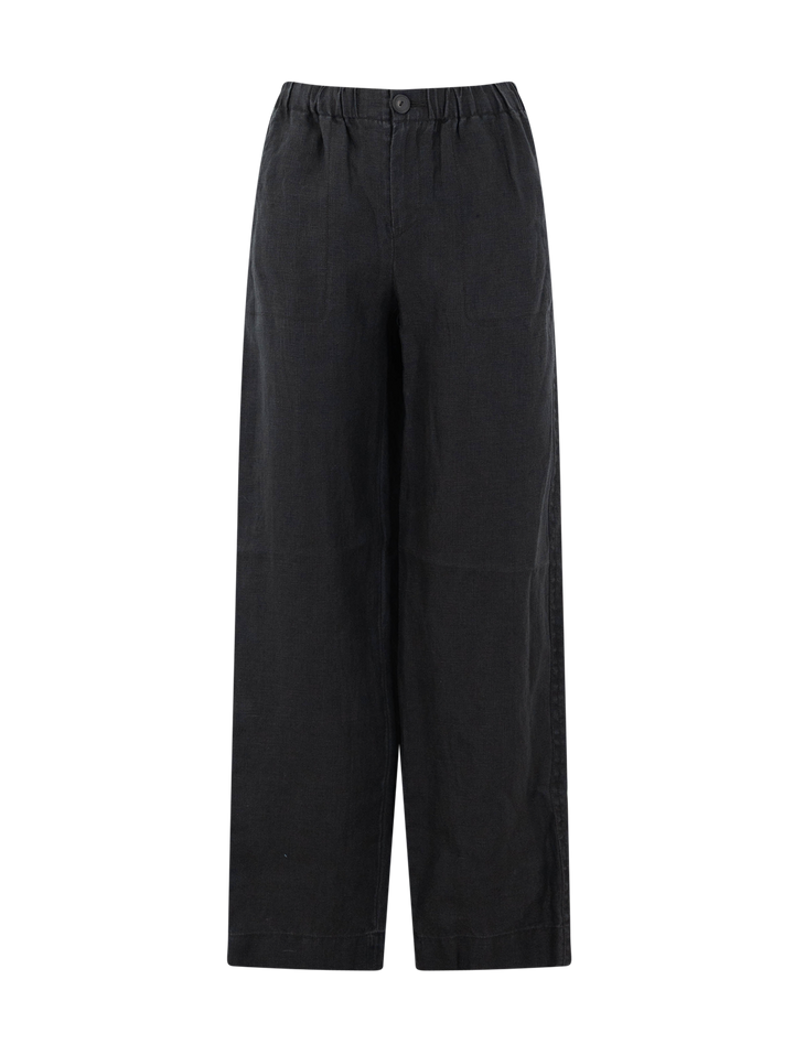 hemp utility pant in new black