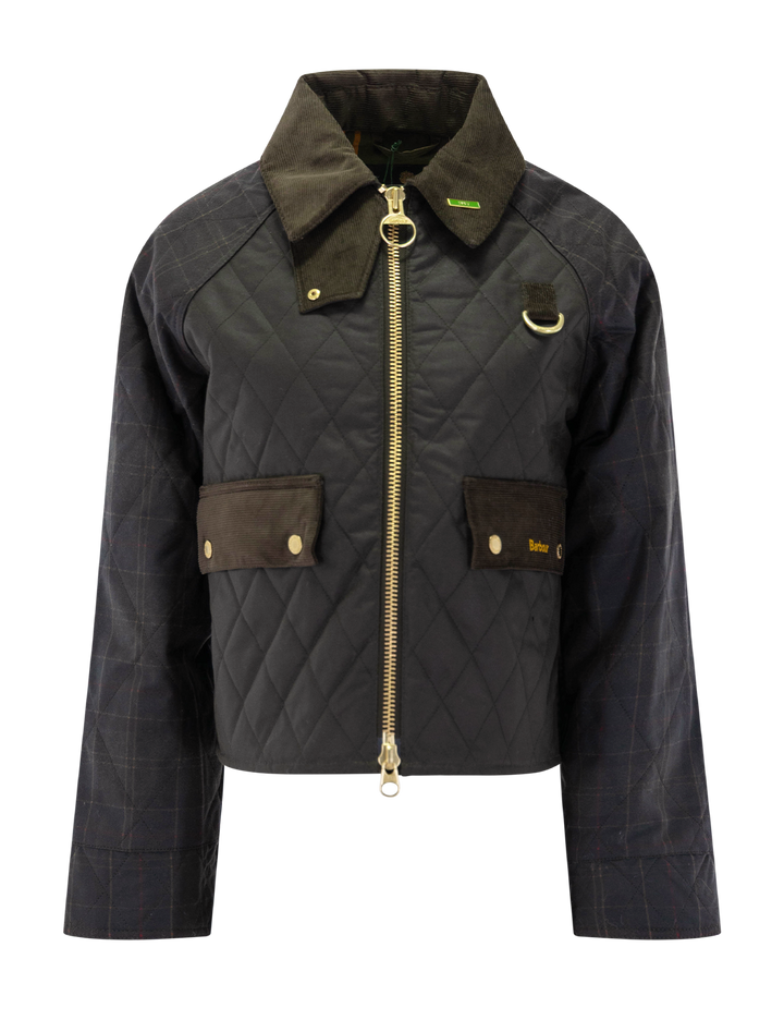 tartan quilted spey wax jacket