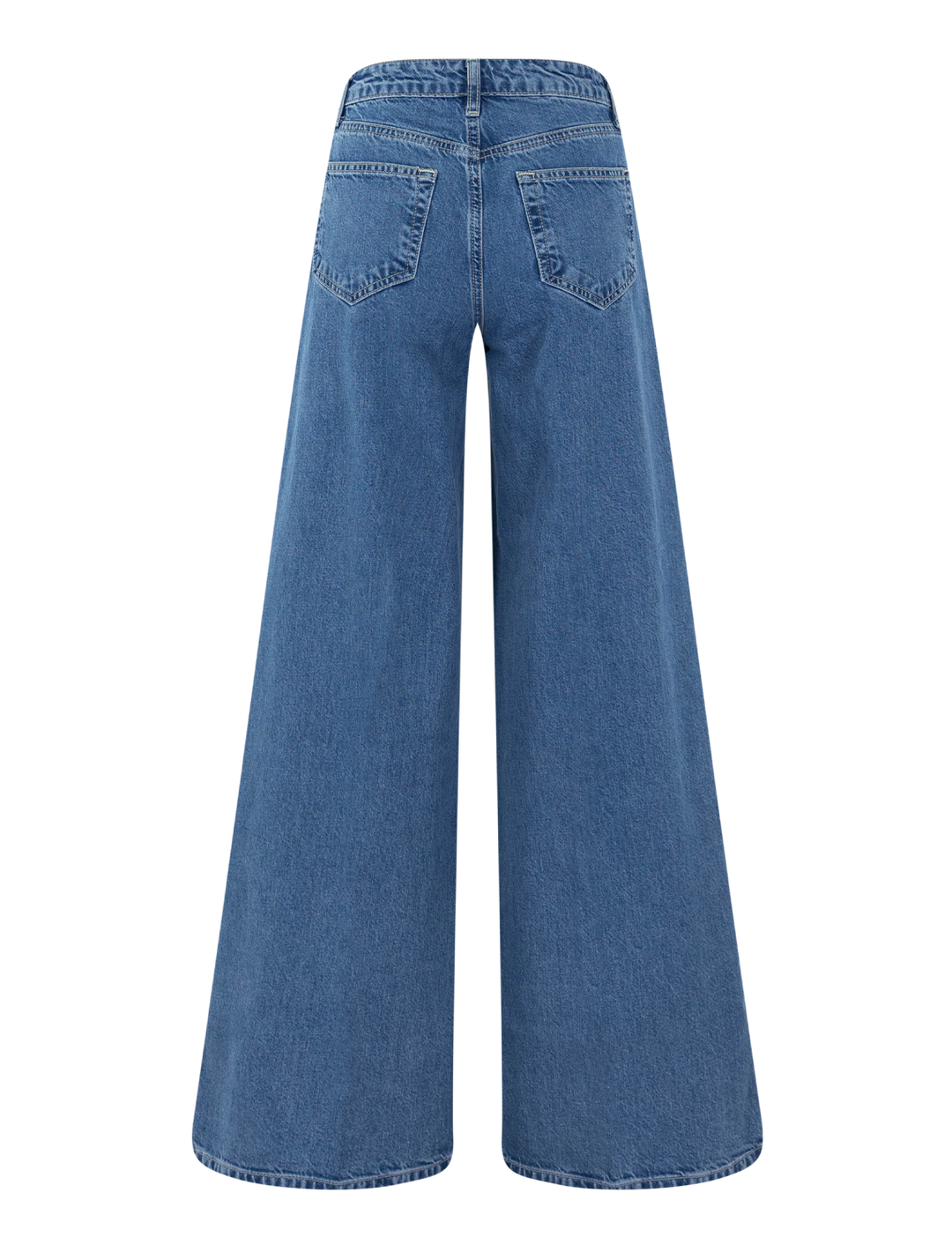 declan high rise wide leg jeans in solvera
