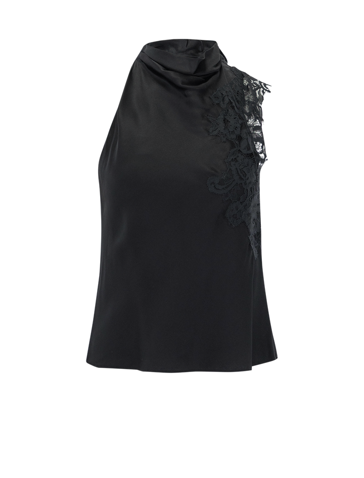 rose top in black