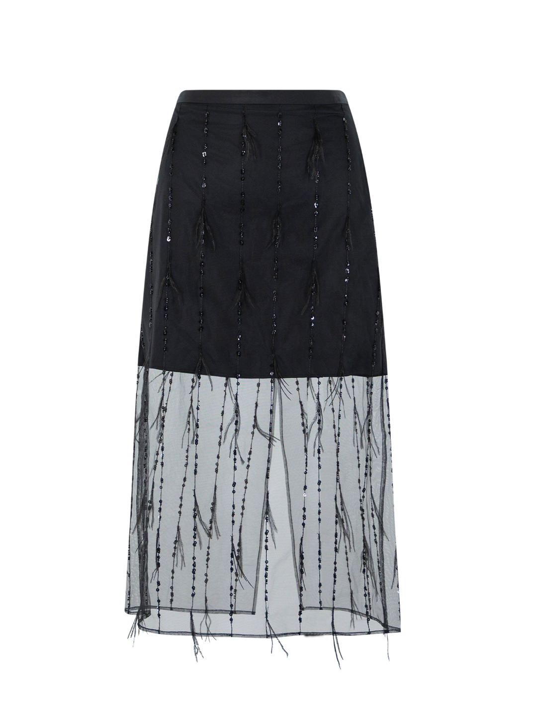 geena skirt in black