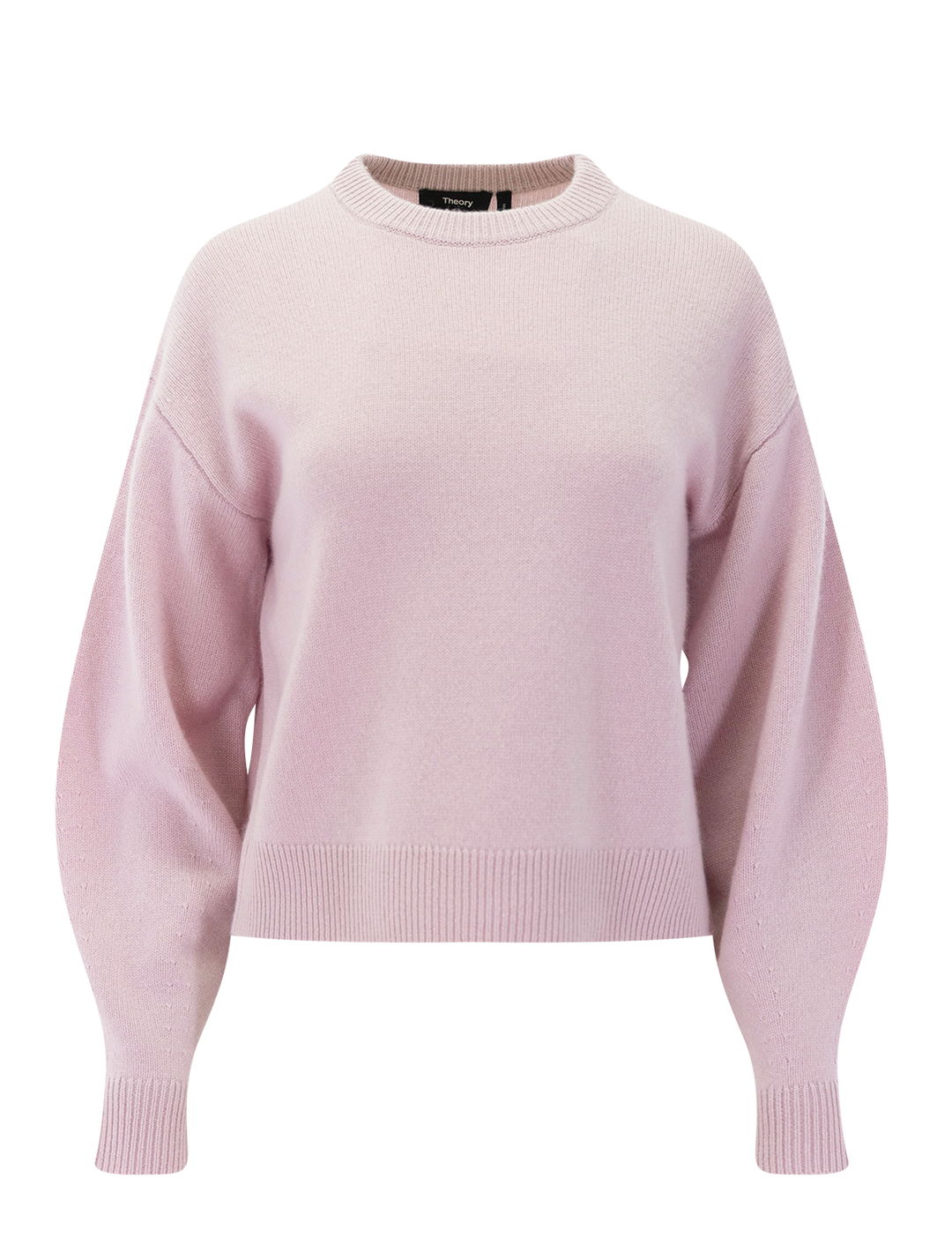 cashmere pullover sweater in rose mauve