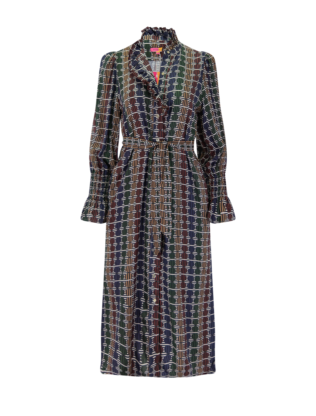 gomitas volante shirtdress