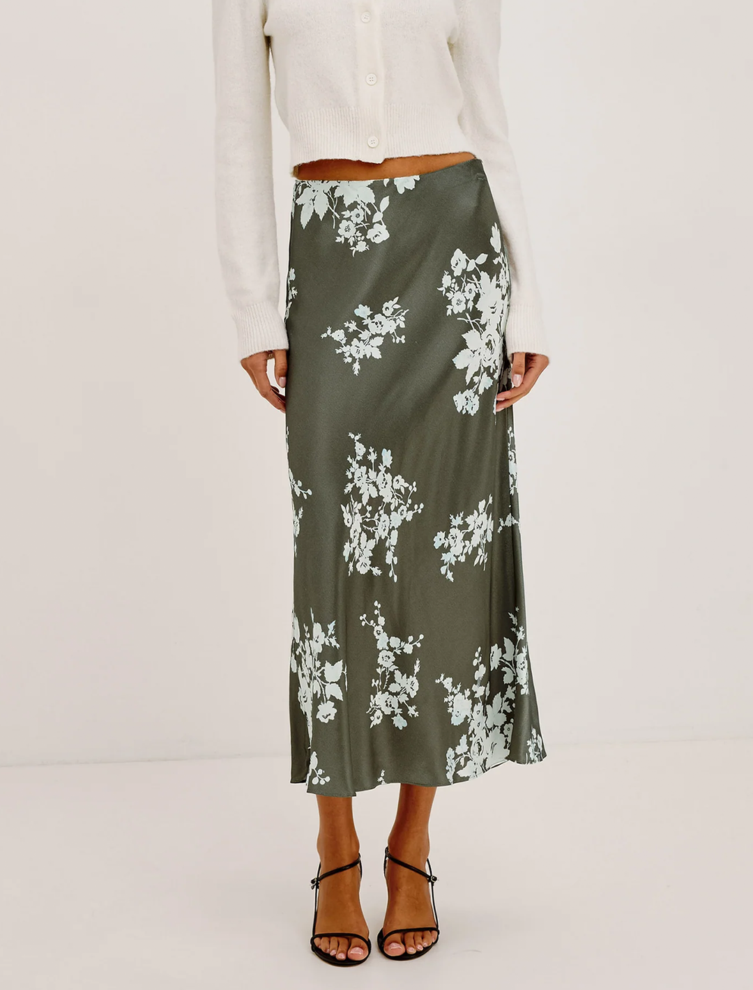anya skirt in lace floral