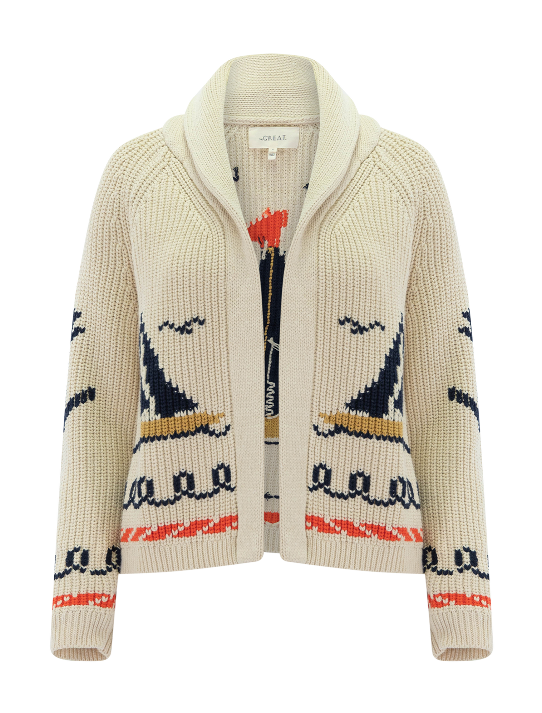 the sailboat lodge cardigan