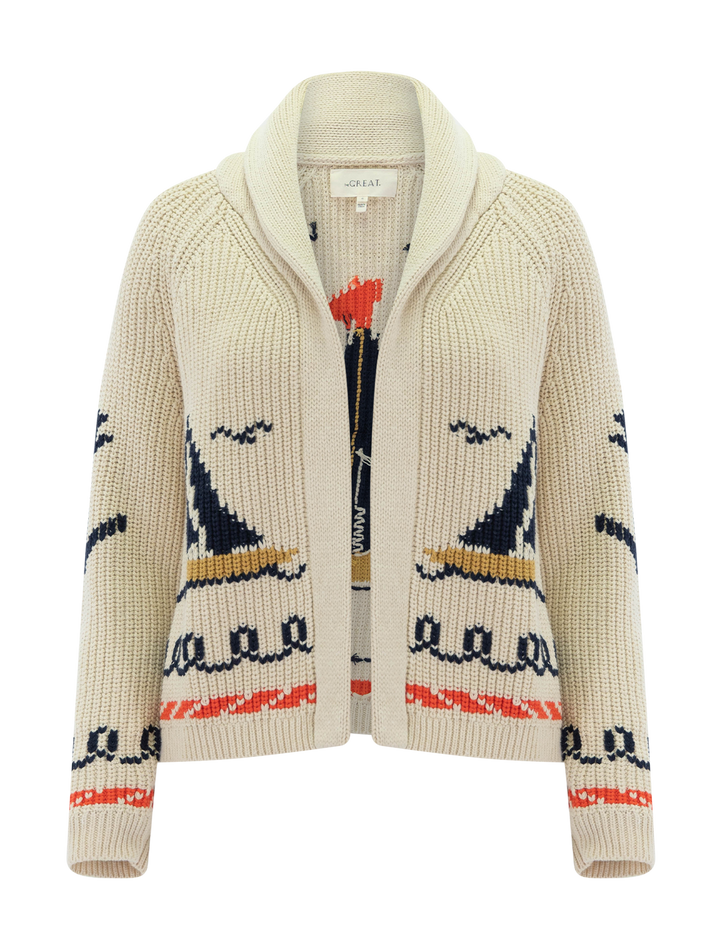 the sailboat lodge cardigan