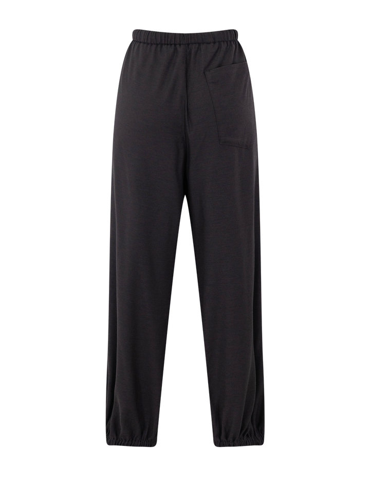 bubble pull on pant in brown