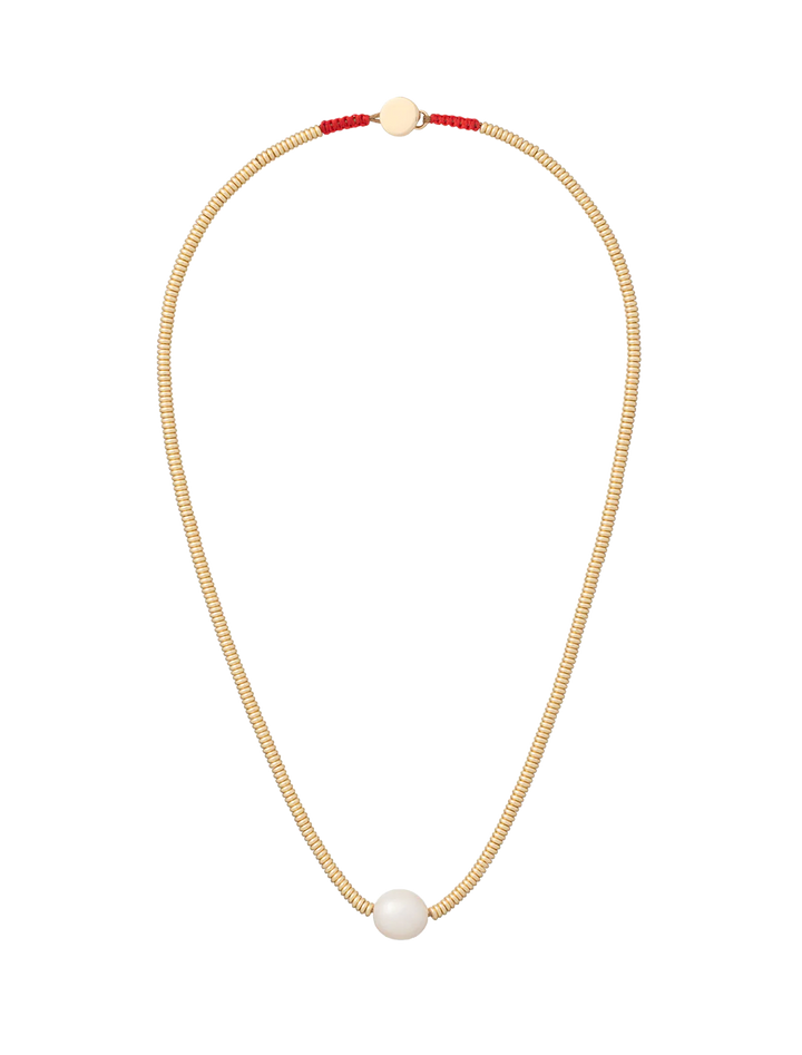the solitaire pearl necklace