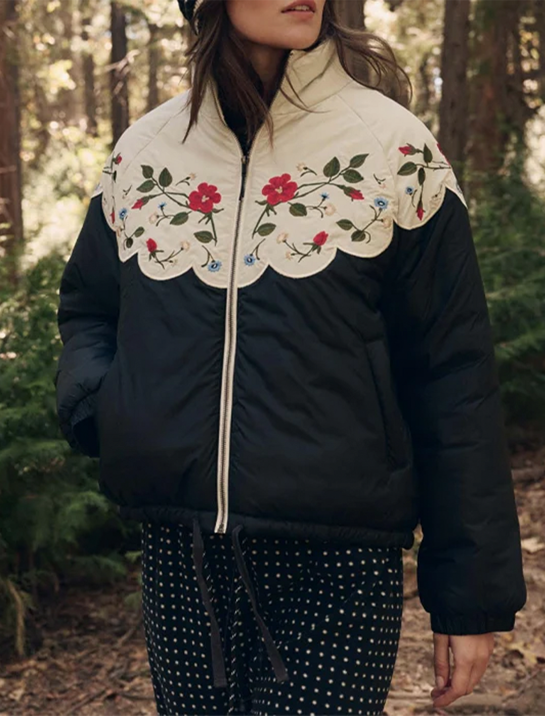 the wildflower puffer in almost black