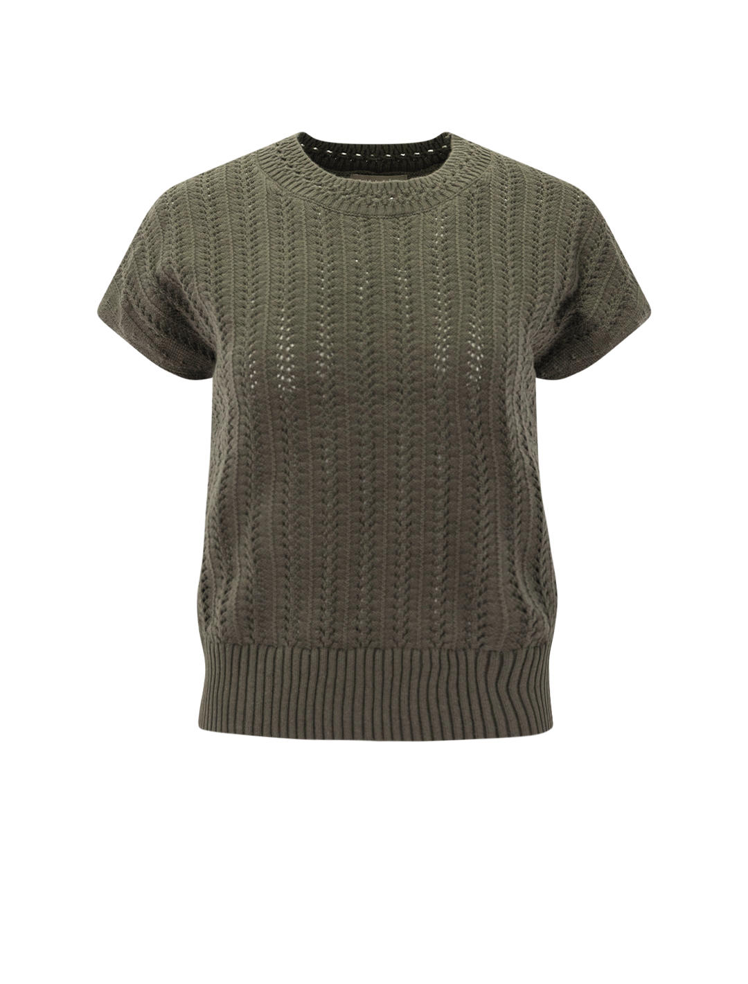 wedge sweater in olive
