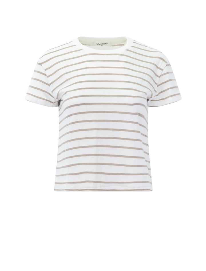 everett crewneck tee in driftwood stripe