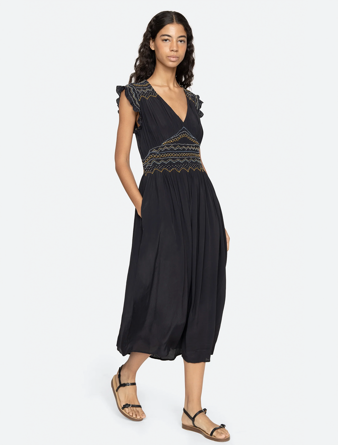 anthonia dress in navy
