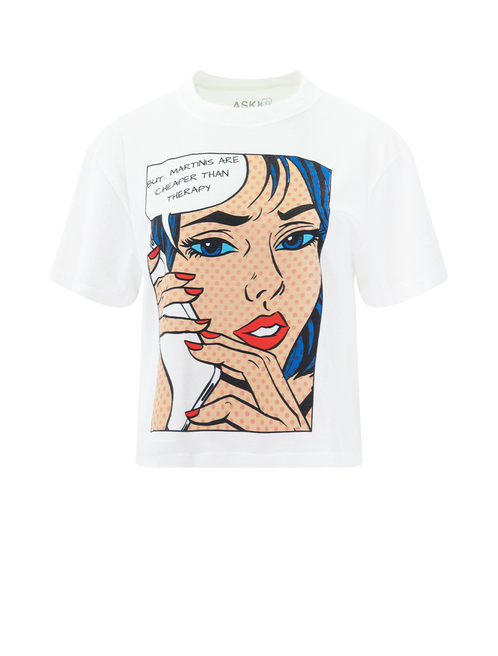 shrunken boy tee in martini comic