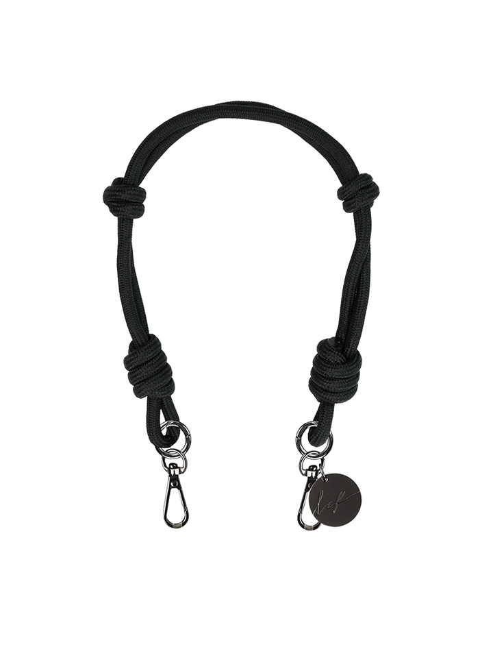 no black court lace strap