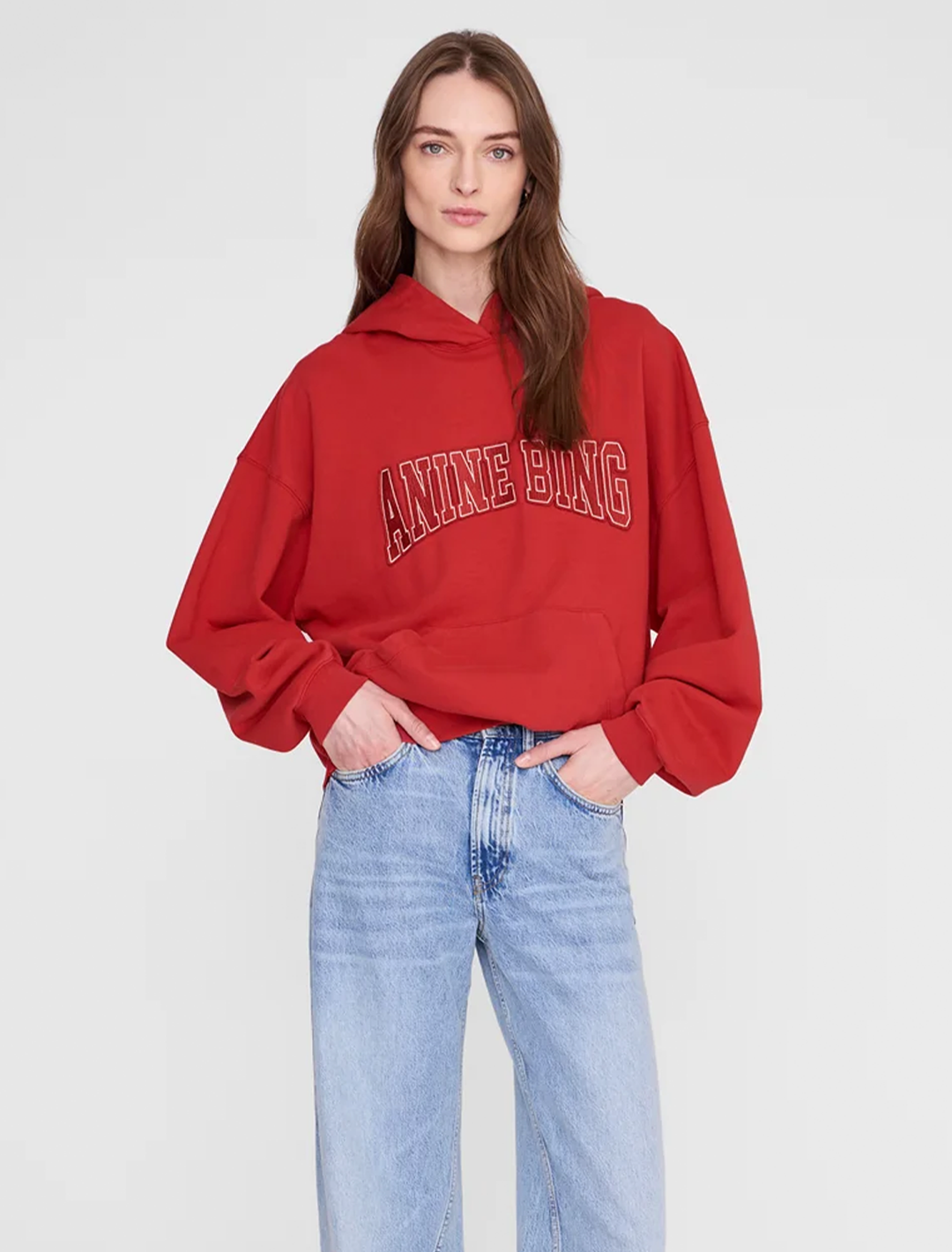 harvey sweatshirt in tango red