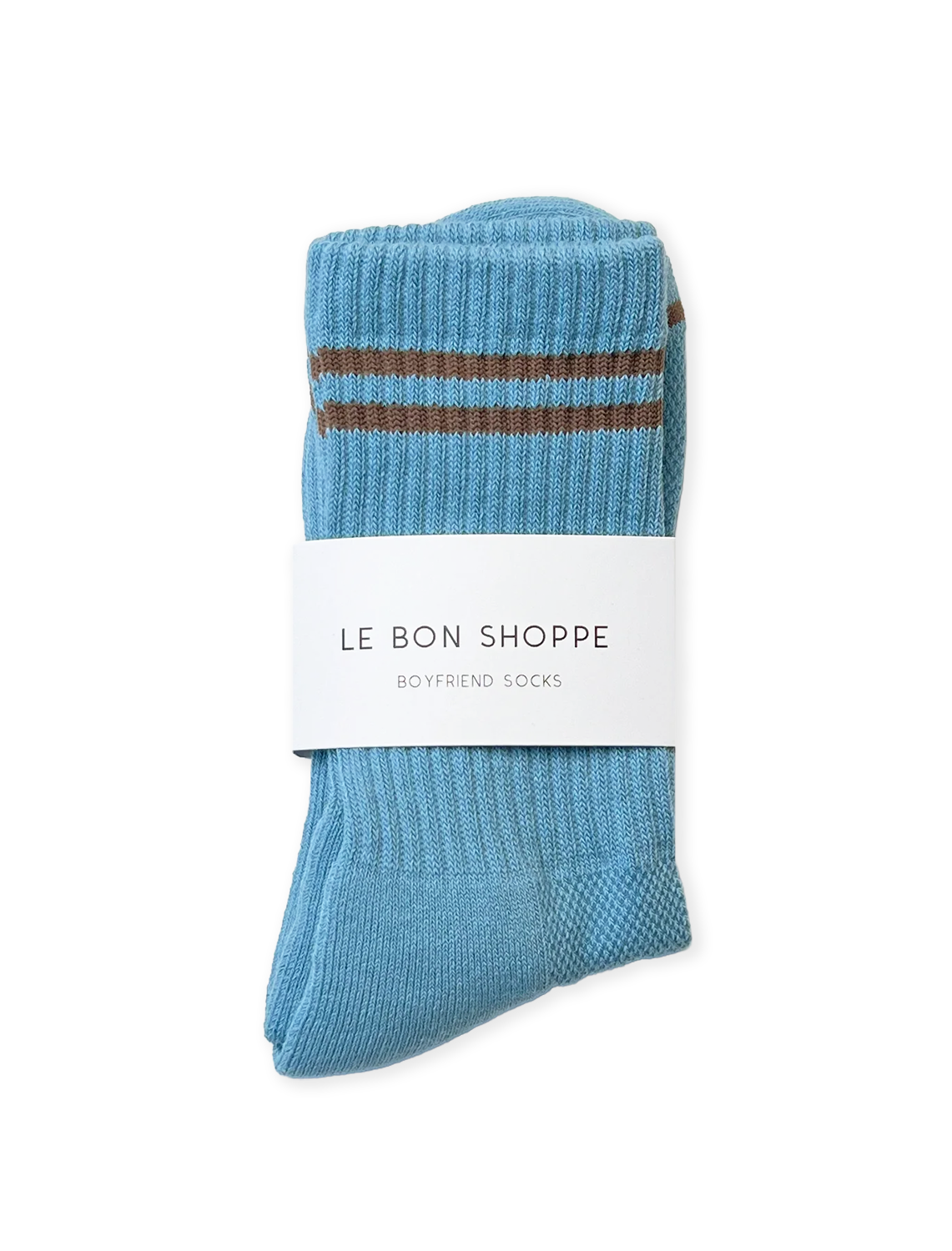 boyfriend socks in powder blue