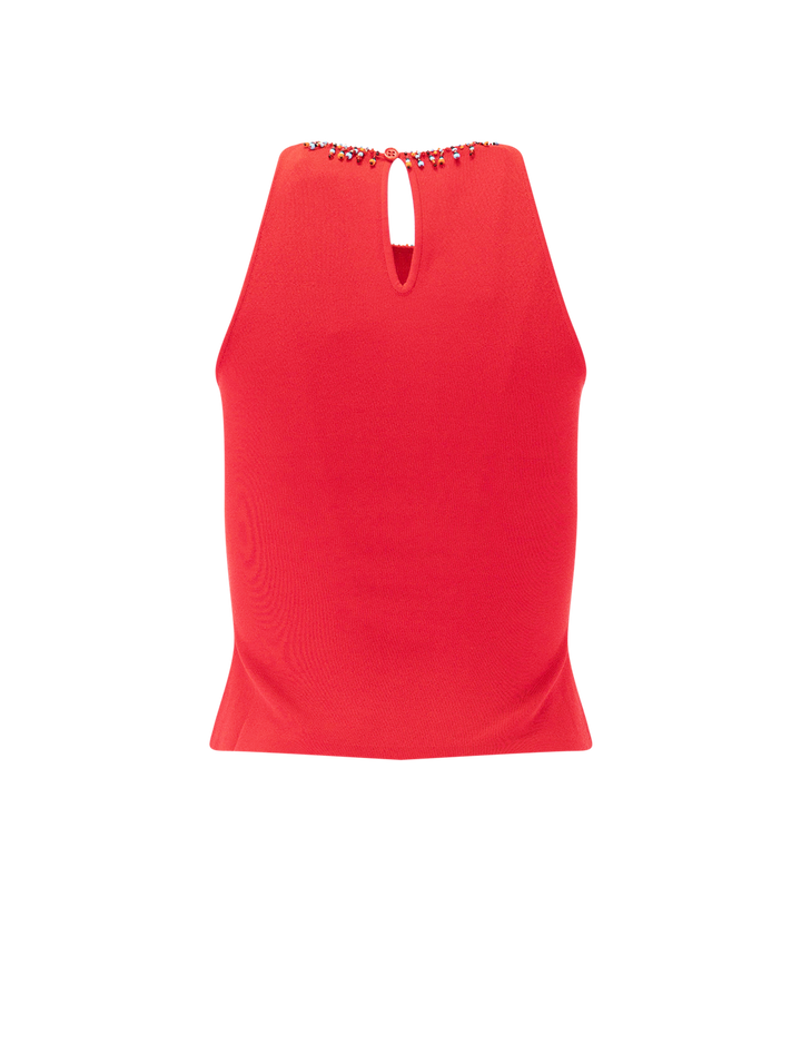 reina top in red rose