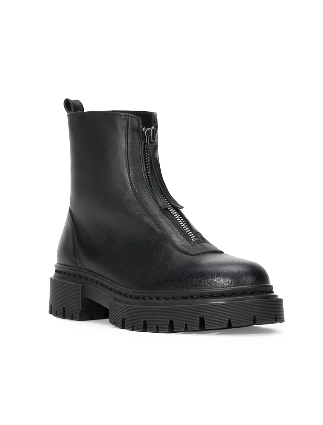 miles zip ankle boot in black