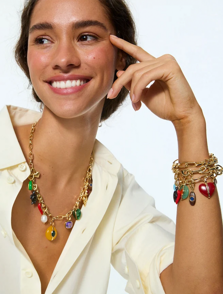 the tiny treasures charm necklace
