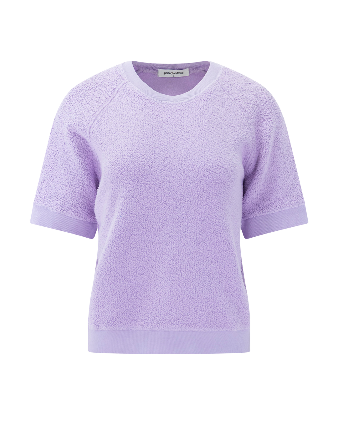 kennedy short sleeve fleece sweatshirt in ultraviolet