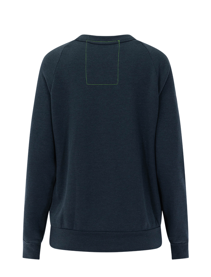 bolt sweatshirt in charcoal and white