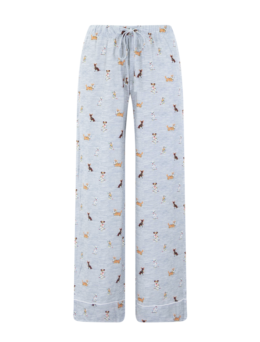 flora pillow soft twinkling dogs pj set