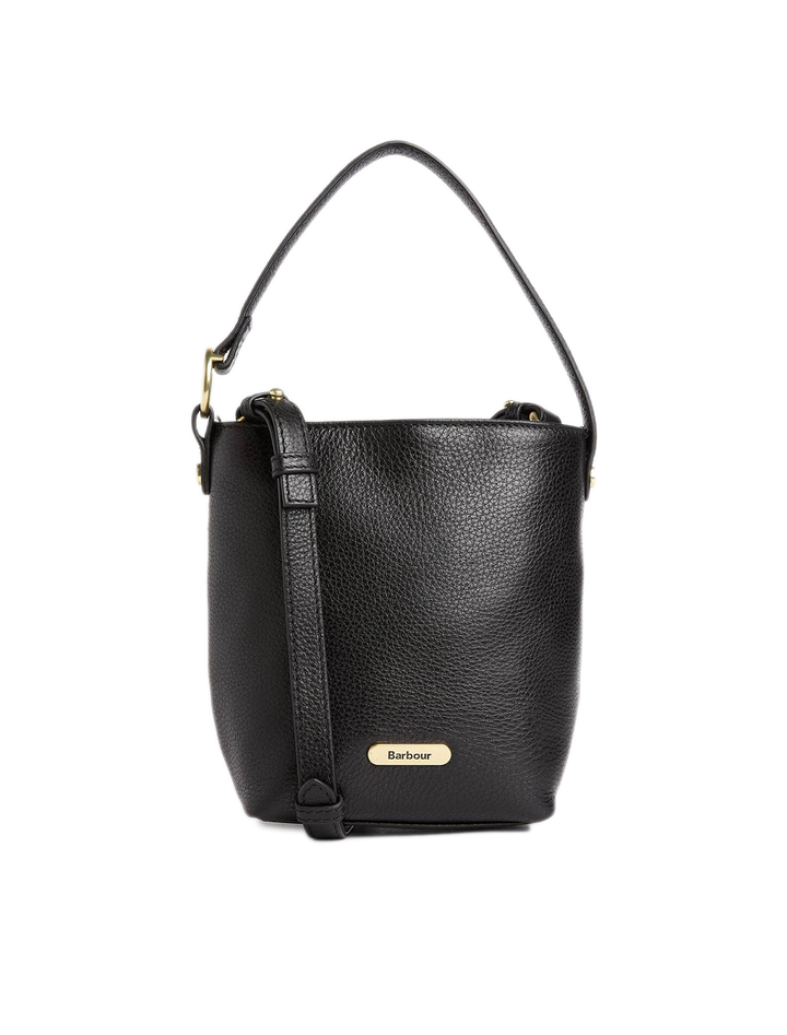 cedar mini bucket bag in black