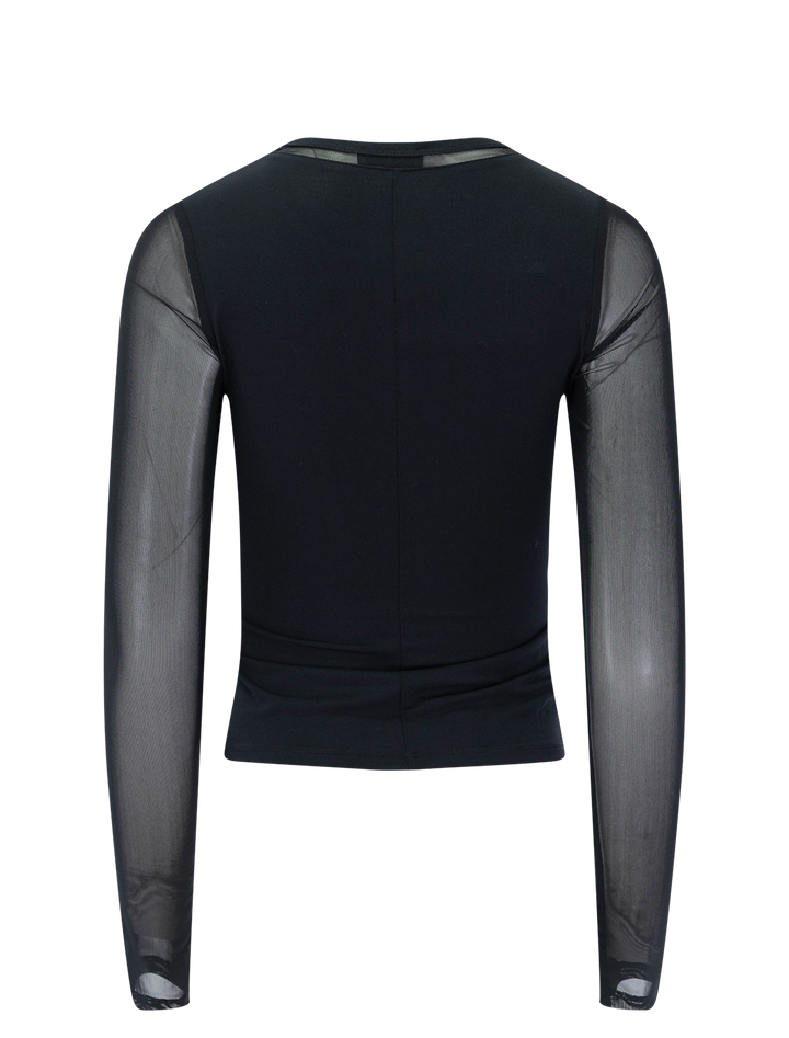 luca shadow top in black