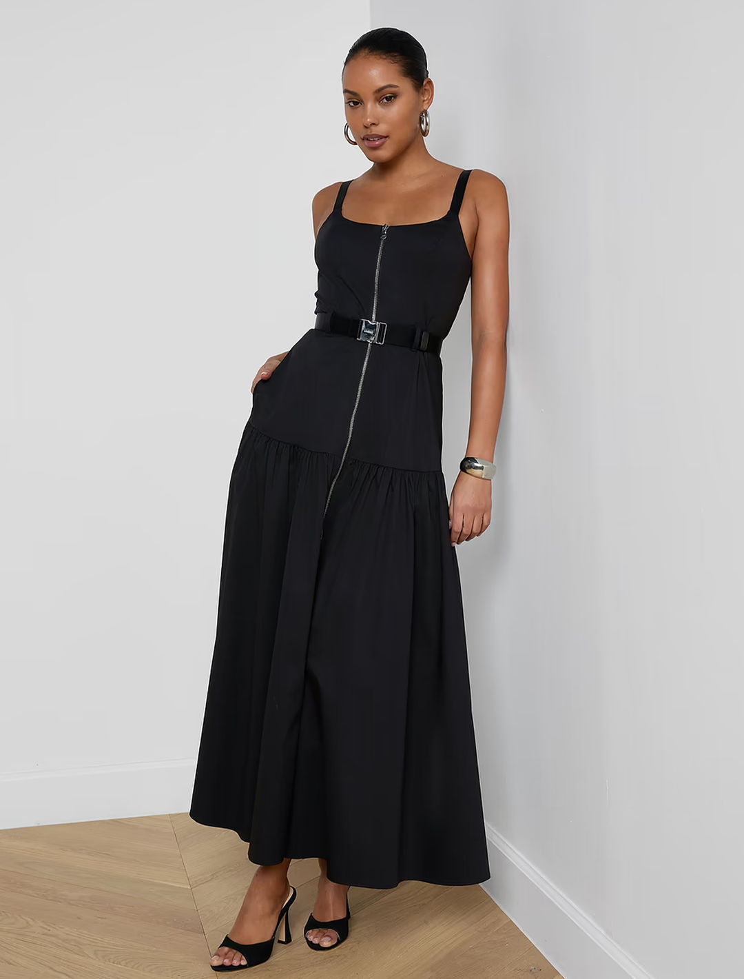 rima maxi dress in black