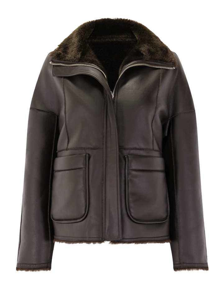melen faux fur jacket